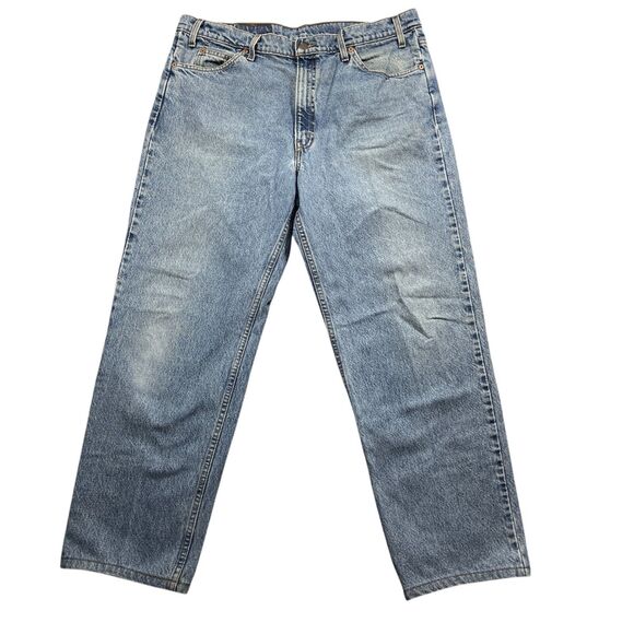 Levis 550 Relaxed Fit Jeans 40 x 32 (30) 100% Cotton (loose stitch on pocket) - Picture 6 of 10